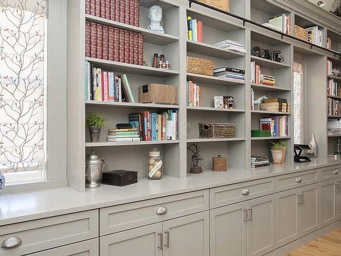 Office Remodel | Custom Cabinetry | OSR Builders | Building and Design