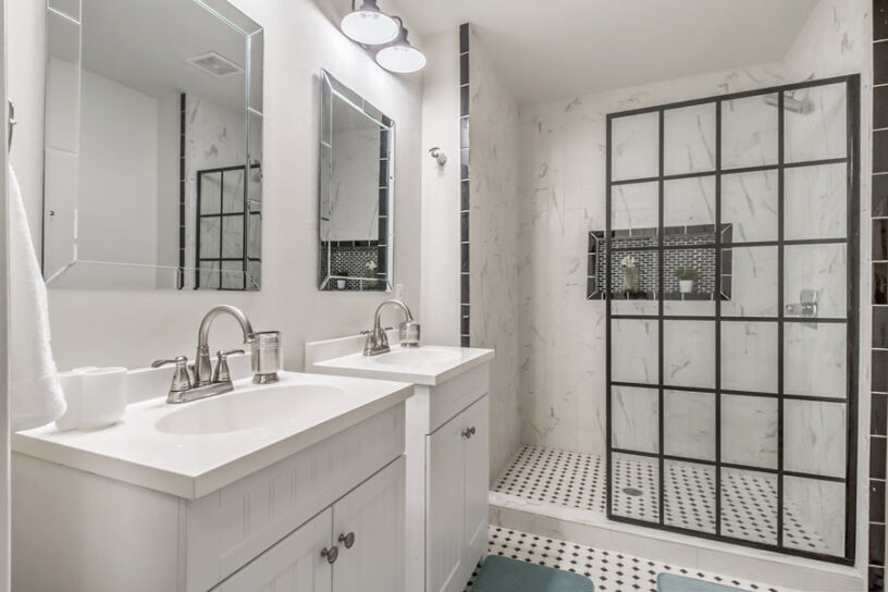 Modern Bathroom Renovation | OSR Builders | Building and Design